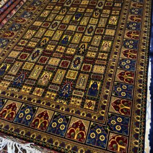 Chahar Fasl / Qarkin – handgeknüpfter Teppich aus Afghanistan